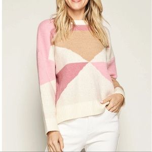 NWT - THML Colorblock Sweater Size Small